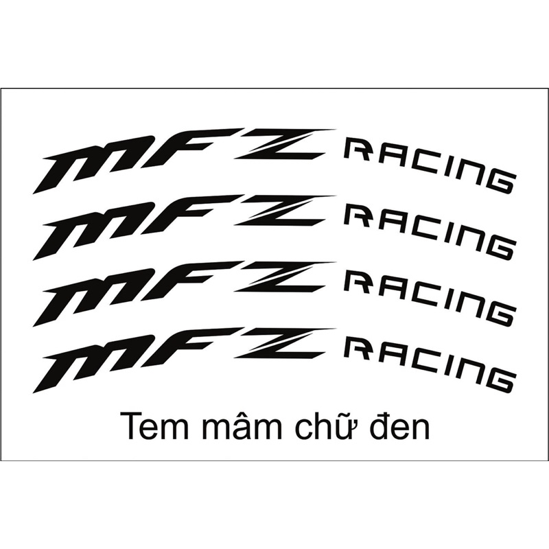Tem dán mâm MFZ racing
