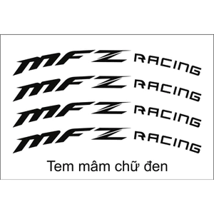 Tem dán mâm MFZ racing
