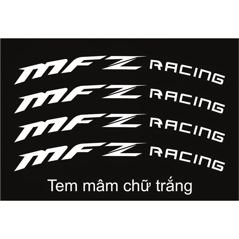 Tem dán mâm MFZ racing