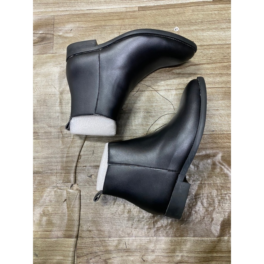 Giày Nam Chelsea Boots Zip Khóa Kéo Da Bò Đế Phíp Tăng Chiều Cao Viboots, Giày Boot Nam Da Thật Cao Cấp - Mã 6286