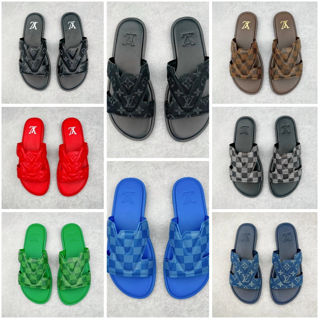 [ Hàng Vip ] Dép cổ điển Louis Vuitton mẫu mới 2024 Oasis | Shopee Việt Nam