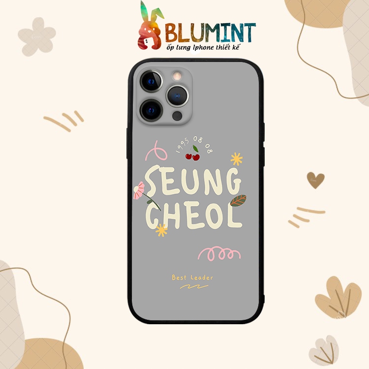 Ốp Lưng Seung Cheol Seventeen Blumint Case Cho Iphone 15 14 13 12 11 