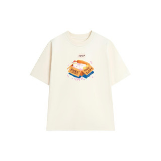 Áo thun Unisex form Oversize nam nữ chất Cotton 100% 250Gsm in hình Vịt mệt mỏi Hey dễ thương