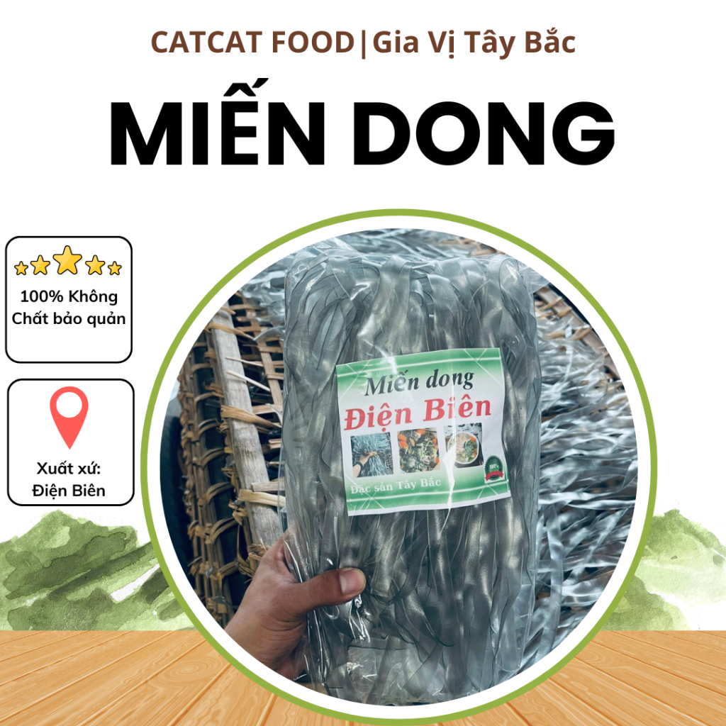 Miến Dong Điện Biên 1Kg Sợi To Thái Tay Loại 1 | Shopee Việt Nam