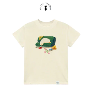 Áo thun Babytee in hình Vịt lười biếng dễ thương Chất 100% Cotton 240gsm