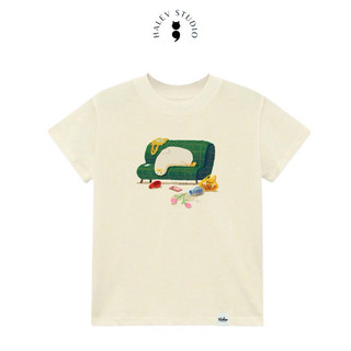 Áo thun Babytee in hình Vịt lười biếng dễ thương Chất 100% Cotton 240gsm