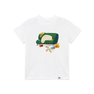 Áo thun Babytee in hình Vịt lười biếng dễ thương Chất 100% Cotton 240gsm