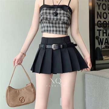 Chân Váy Nữ Xếp Ly To Dáng Ngắn Xòe Chân Váy tennis Mặc Đi Chơi Chất Tuyết Mưa Cao Cấp Loại 1