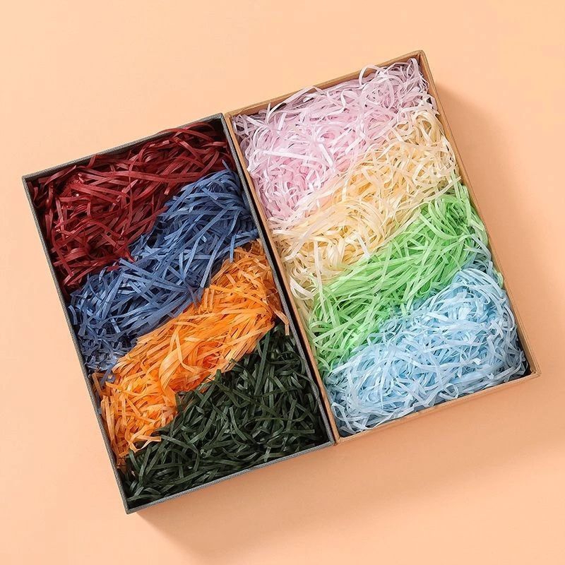Giấy rơm vụn lót hộp quà 20g - 50g | Shopee Việt Nam