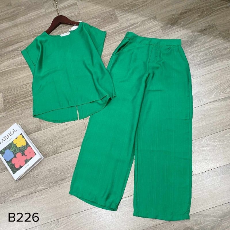 Bộ đồ nữ, Bộ đũi nữ, áo cổ tròn quần dài chất tơ đũi mềm mát, hàng đẹp chính hãng, có đủ size, set bộ đũi nữ