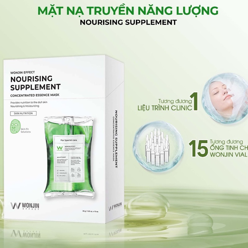 1 miếng Mặt nạ Wonjin Effect HQ:  Edel Rejuvenation + Hydro Rise Hyaluronic + Nourising Supplement + Water Toning  IS297