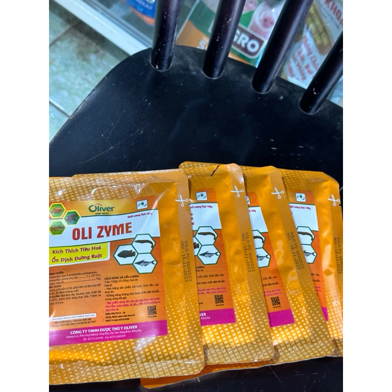 men tiêu hoá gói 100g dành chó cá ếch lươn
