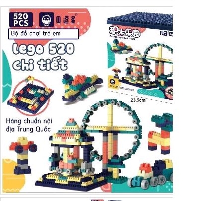 Đồ chơi lego tem 520 xếp hình cho bé lắp ráp sáng tạo ( 520 chi tiết ...