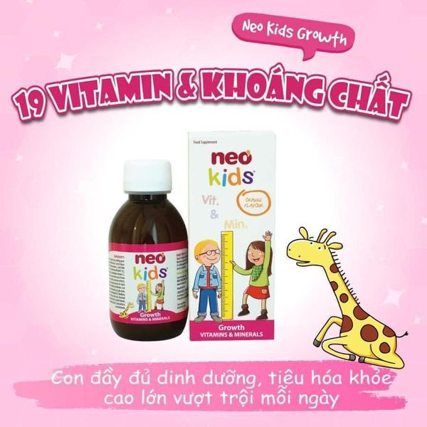 Siro bổ sung Vitamin tổng hợp Neo Kids vị cam | Shopee Việt Nam