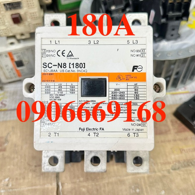 Contactor Khởi Động Từ FUJI 180A 220A SC-N8 SC-N10 (HÀNG LIKE NEW 99% ...