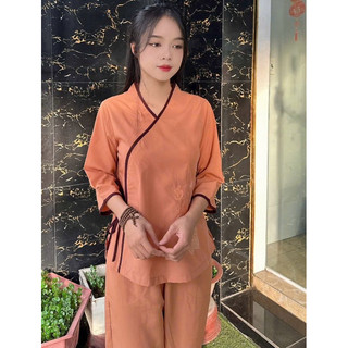 Nơ Tim An Yên Nữ # Đồ Lam Đi Chùa