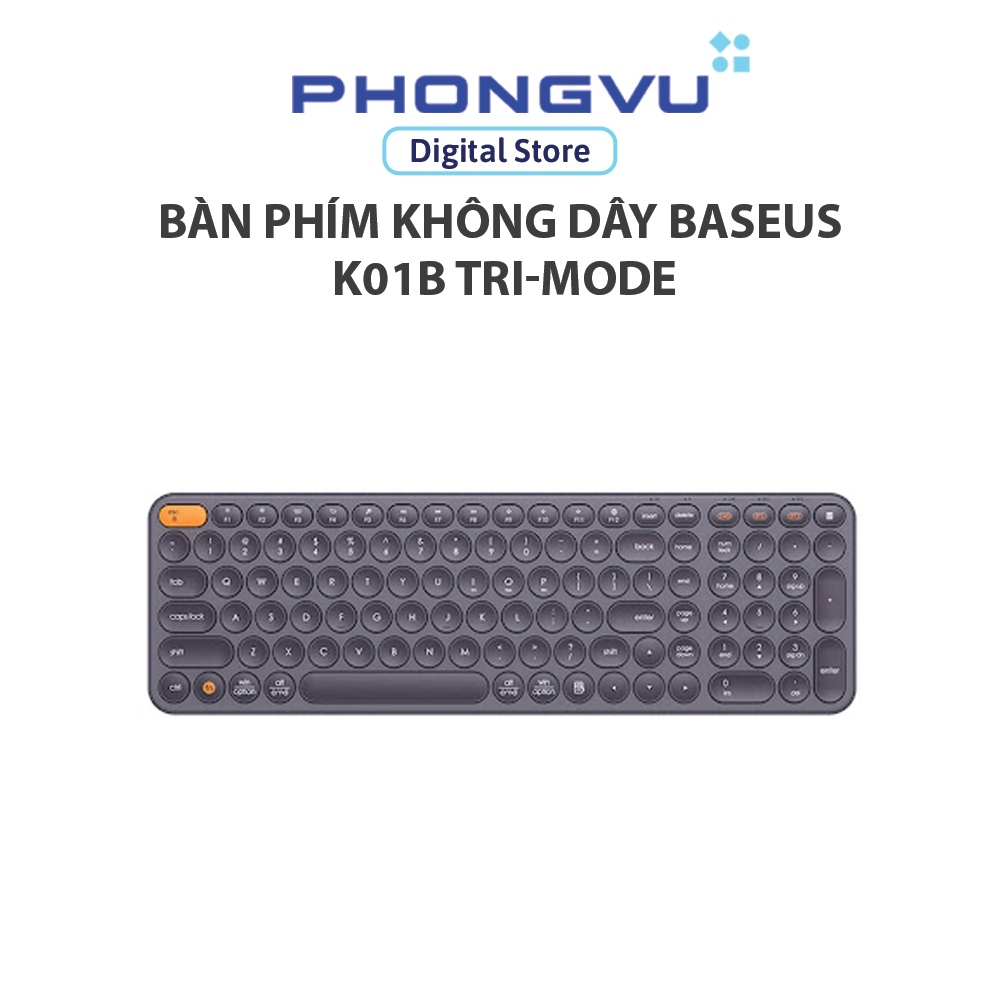 Bàn phím không dây Baseus K01B Tri-Mode - Bảo hành 12 tháng | Shopee ...