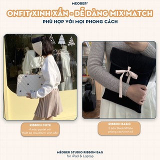 Túi chống sốc Nơ Coquette Ribbon cho iPad & Laptop - Thiết kế tinh tế, phong cách nữ tính ngọt ngào by MèoBer