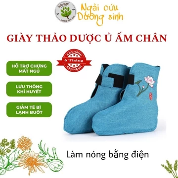 Giày Thảo Dược Ủ Ấm Bàn Chân - Túi Chườm Chân Thảo Dược