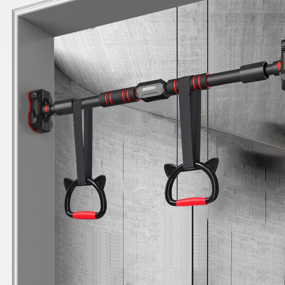 Ảnh OneTwoFit Tay nắm đu xà đơn Cho bé vận động tăng chiều cao, kháng lực chịu tại 200kg, dây treo tùy chỉnh(1 Đôi) 4