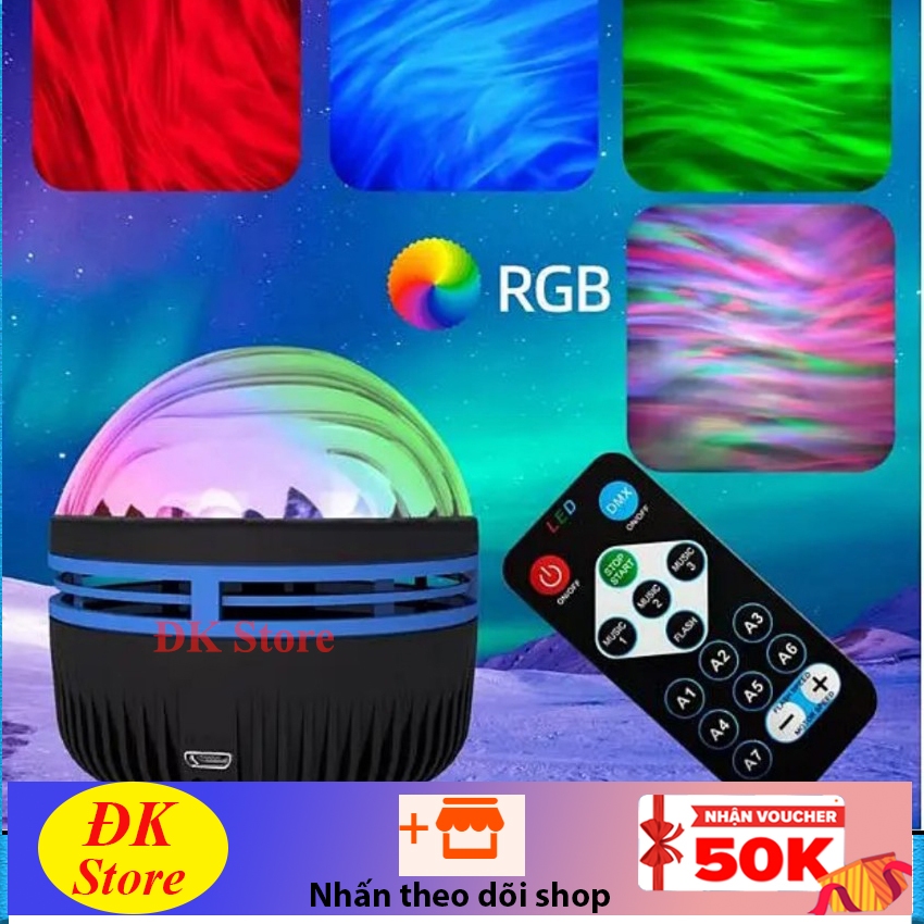 Mẫu mới - Đèn GALAXY Cực Quang UStyle Q6S Chiếu Bầu Trời Cực Quang Trang Trí Decor Phòng Ngủ Điều Khiển Từ Xa