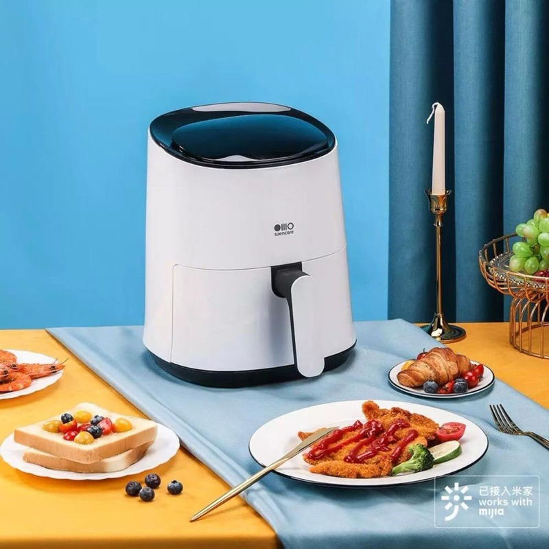 Nồi chiên không dầu thông minh Youpin Smart Cloud Air Fryer K505W 2.5L - Kết nối App tiện lợi