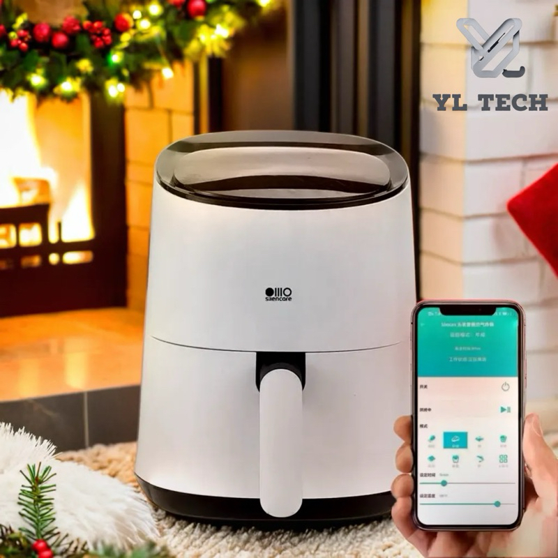 Nồi chiên không dầu thông minh Youpin Smart Cloud Air Fryer K505W 2.5L - Kết nối App tiện lợi