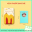 Dây Móc Bao Đựng Thẻ Nhân Viên Nhựa ABS Phong Cách Fastfood Thú Vị