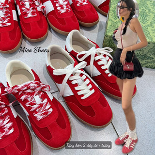 ( Sẵn ) Giày Bata Đỏ Siêu Hot Hàng QC Cao Cấp Fullbox Mieo Shoes B689