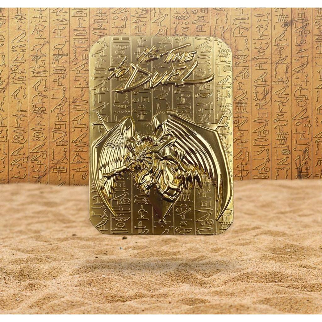 Fanattik YuGiOh! Limited Edition 24K Gold Metal Card – Winged Dragon Of Ra, Sammlerstück Für Fans