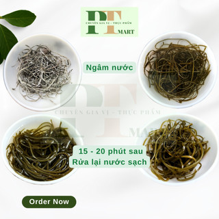 Phổ tai cắt sợi. Nấu chè thanh nhiệt, gỏi rong biển ---> Phổ tai cắt
