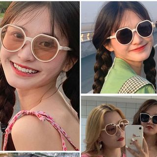Kính râm nam nữ phong cách hàn quốc chống tia UV, Mắt kính mát đi đường du lịch biển thời trang K030