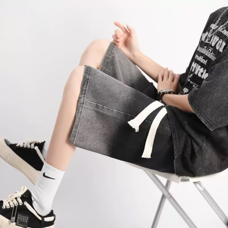 Quần Short Wash 2 màu HAZEE chất liệu denim co giãn mặc 4 mùa new 2024