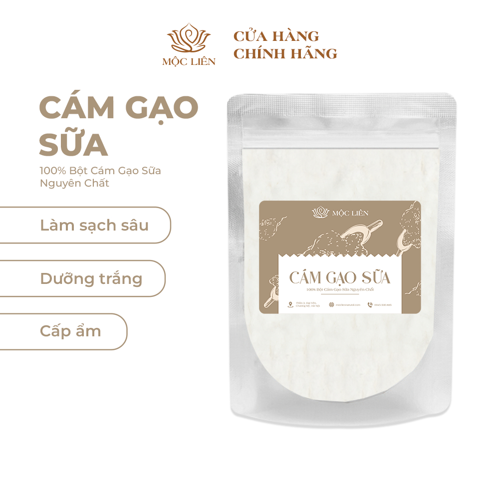 Bột đắp mặt thiên nhiên 100% Organic dưỡng da mặt body giảm thâm nám - MỘC LIÊN