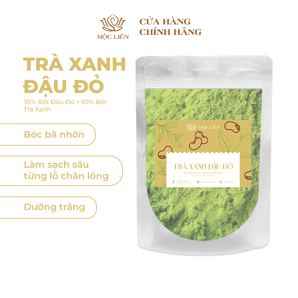 Bột đắp mặt thiên nhiên 100% Organic dưỡng da mặt body giảm thâm nám - MỘC LIÊN