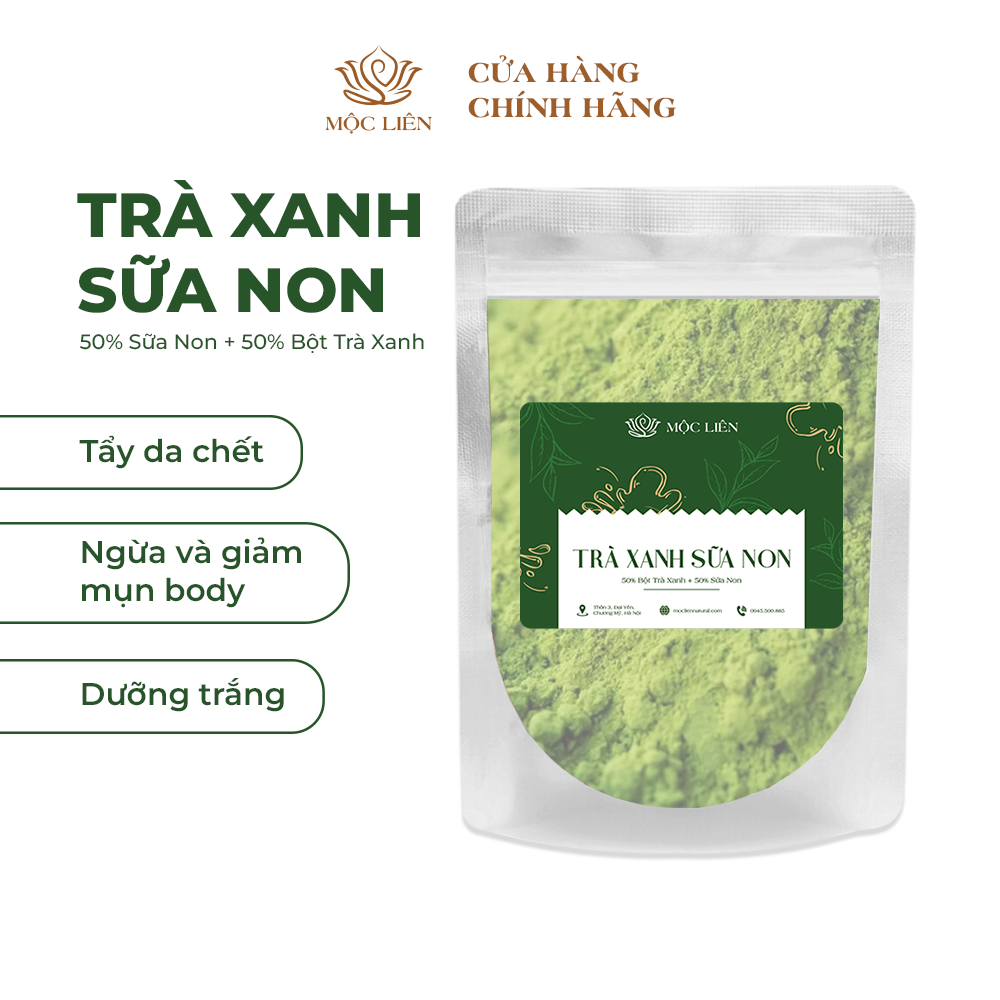Bột đắp mặt thiên nhiên 100% Organic dưỡng da mặt body giảm thâm nám - MỘC LIÊN
