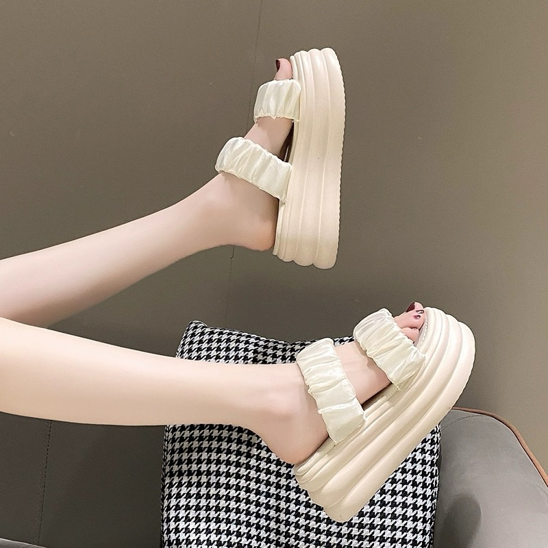 Dép cao cấp thời trang đi êm chân (cao 7,5cm)