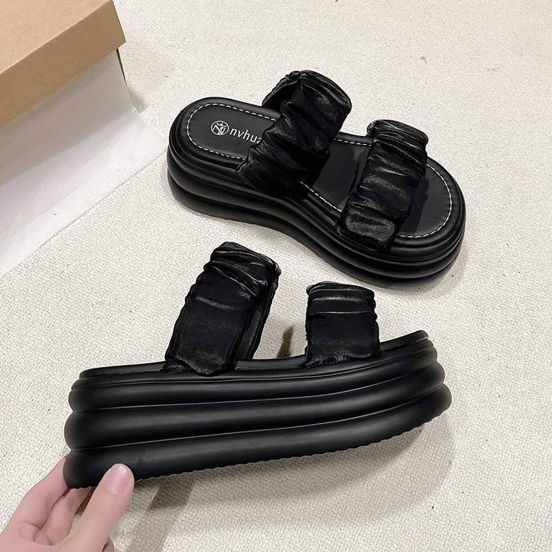 Dép cao cấp thời trang đi êm chân (cao 7,5cm)