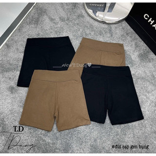 quần legging Thái đùi bản cạp to mềm co dãn tốt mẫu mới-video shop tự quay