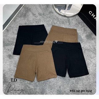 quần legging Thái đùi bản cạp to mềm co dãn tốt mẫu mới-video shop tự quay