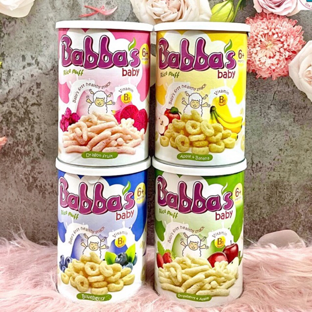 Bánh gạo ăn dặm cho bé Babba’s Baby Malaisia từ 6 tháng hanzomart
