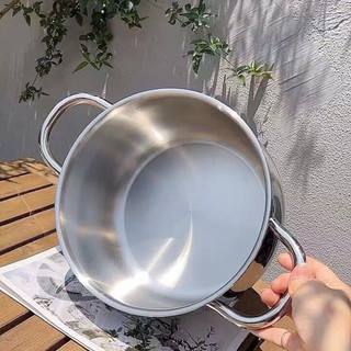 Nồi inox 24cm Bossd [139] nấu canh, luộc gà dung tích 6 lít