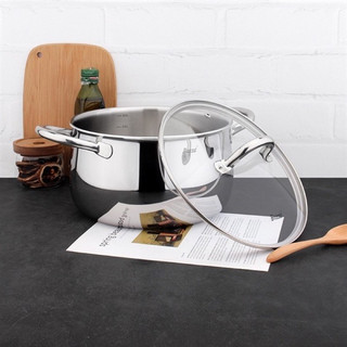 Nồi inox 24cm Bossd [139] nấu canh, luộc gà dung tích 6 lít
