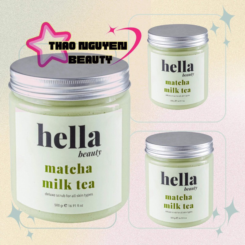 Tẩy tế bào chết Body Matcha Hella hộp 500gr | Shopee Việt Nam