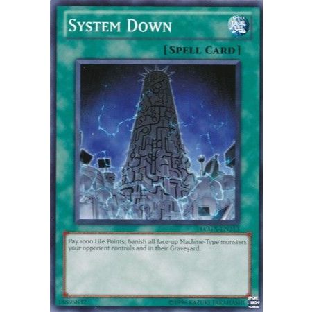 Lá bài thẻ bài Yugioh system down - Tặng bọc bài nhựa bảo quản | Shopee ...