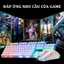 Bàn Phím Cơ Gaming Dùng giả cơ kèm chuột có dây chế độ Led màu cho máy tính,game thủ,văn phòng Cho PC, Laptop