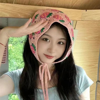 Khăn choàng đầu tam giác bằng len khăn turban vải len nhiều màu dễ thương