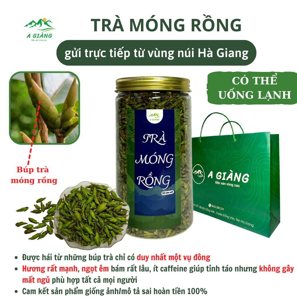 Trà móng rồng thượng hạng thơm mạnh ít caffein không mất ngủ, Trà móng ...