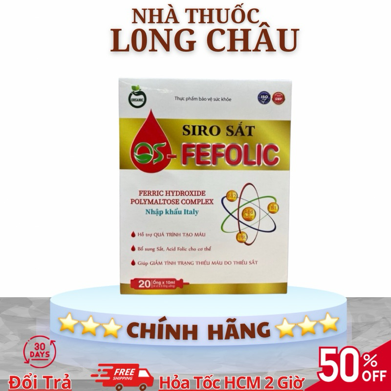 Siro sắt bổ máu fefolic - QS organic giúp giảm tình trạng thiếu máu do ...