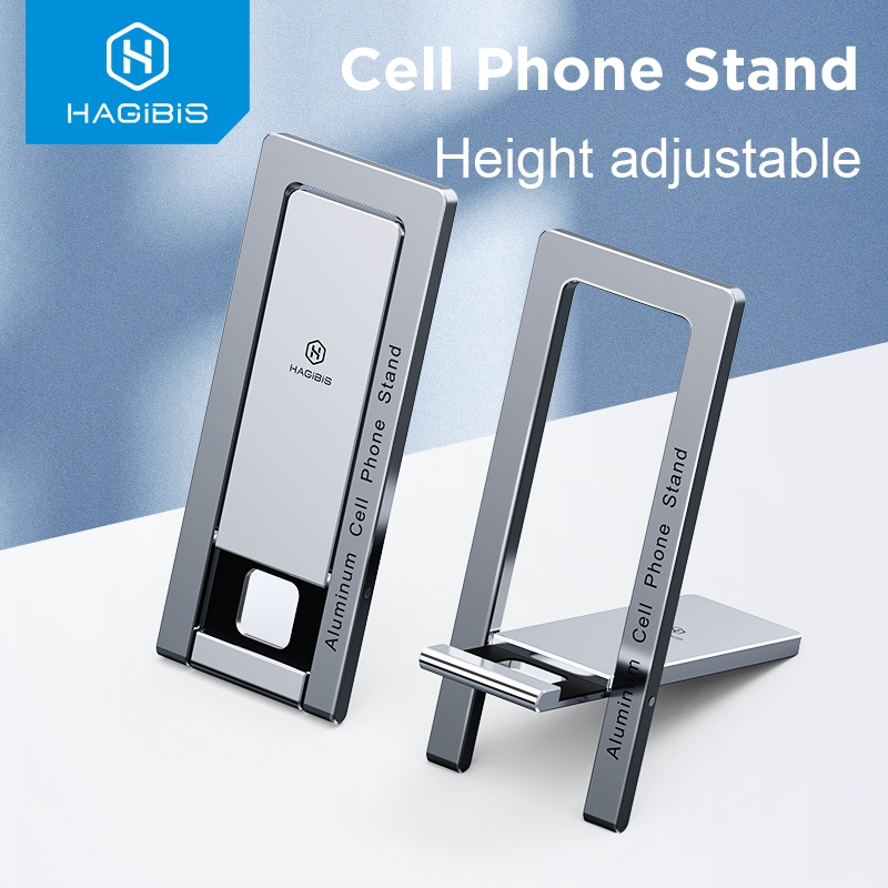 HAGIBIS Giá đỡ điện thoại gấp gọn hợp kim nhôm Aluminum, tối giản, tinh tế, bỏ túi tiện dụng - ZZ2S
